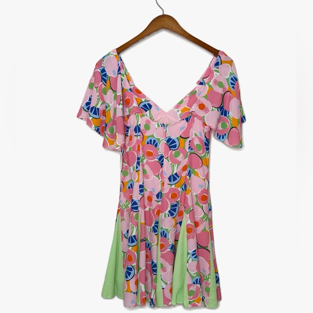Staud - Chiquita Mini Dress - Colorful and Fruity - NWT - size 4 - Picture 5 of 16